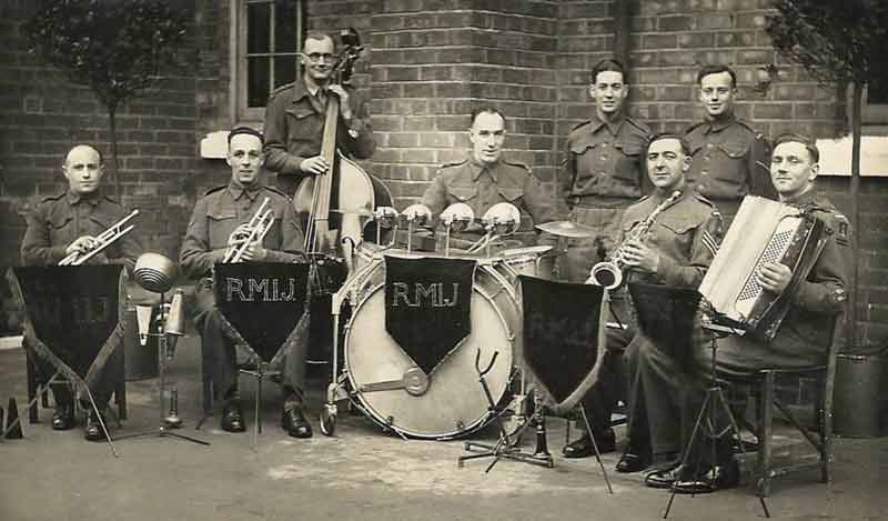 A Militia band in the 1930s