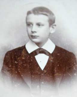 1896 portrait of a schoolboy by Hamilton Toovey