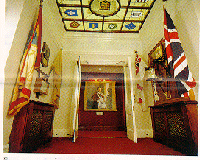 The Bailiff's entrance to the States Chamber