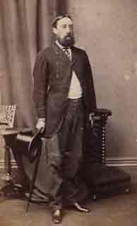 Portrait of a man by Asplet and Green - 1870