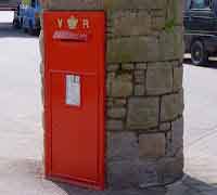 A handful of wider VR boxes are around, and an even larger wall box rests at St John's Village