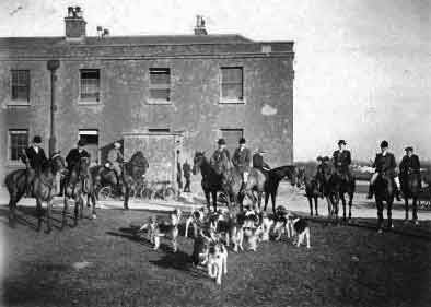 The hunt at St Peter's Barracks