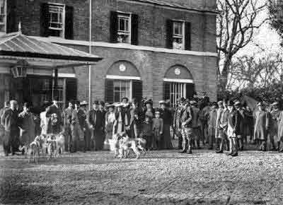 The hunt meets at Government House