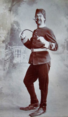 Militiaman photographed by Dovey