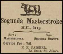 Dairy farmer Emile Francis Paisnel was at La Croix, St John, when he advertised in the Chronique de Jersey in 1925