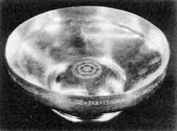 The church's silver bowl