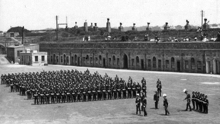 A Fort Regent parade in 1913
