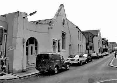 The back of the school in Don Street