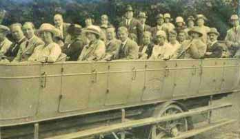 A Blue Coach Tours charabanc