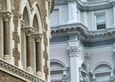 Gothic and Classical in Library Place