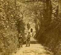 Lane leading to Trinity Church