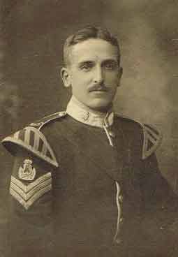 A portrait of Sergeant Toovey