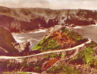 Jersey's north coast cliffs at Devil's Hole