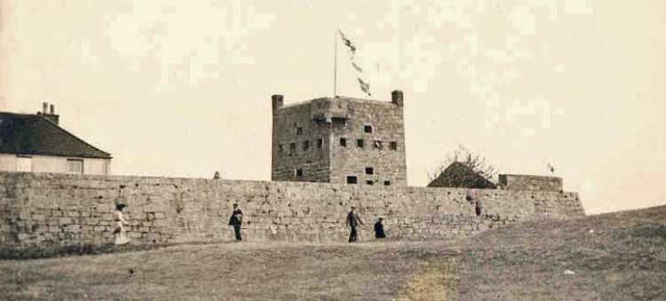 Fort William on Grouville Common in 1903