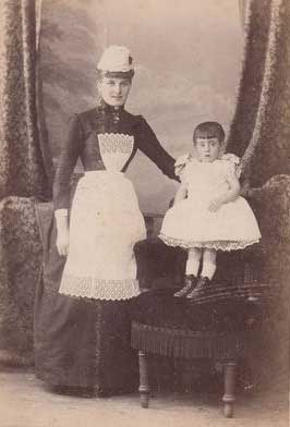 A girl and her nanny photographed by Price