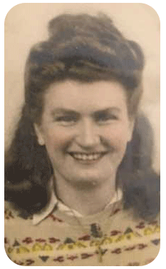 Violet Gladys Lamerton (1897- ) who married George Thomas Parker in St Helier in 1919. She was the daughter of George Lamerton (1861- ) and Maria Elizabeth, nee Mourant (1858- )