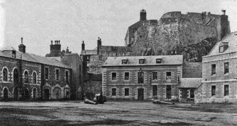 Elizabeth Castle parade ground in 1922