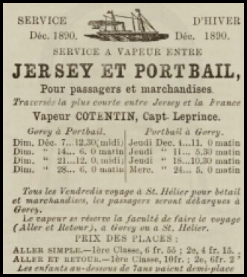 1890 Portbail winter service