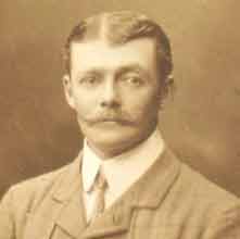 Portrait of a man by Hamilton Toovey