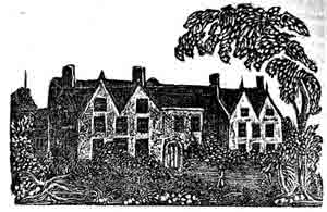 This picture is captioned St Ouen's Manor 1859, but appears to be another property