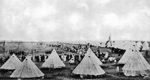 The 2nd Battalion of the Royal Jersey Light Infantry Field Artillery in 1906