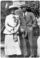 Eleanor Bliault, nee Cardy, and son Stanley