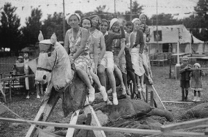 A fete in the park in 1932