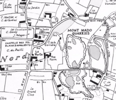A map of the quarry area