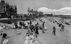The beach in Victorian times