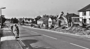 Route Orange fallen tree clearance in November 1987
