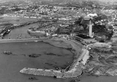 March 1974 - eight months into the project and the wall turns the corner
