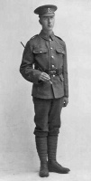 Hubert Raymond Davis (1888-1973) in Great War uniform. Son of Richard and Emily Matilda, nee Bishop