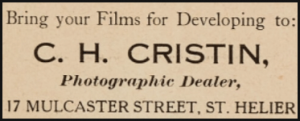 1935 advert in the Jersey Leader