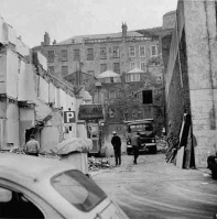 Demolition under way at the western end in 1968