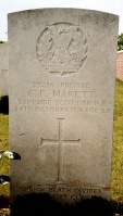 Clarence Frederick Marett, Romeries Communal Cemetery Extension