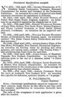 A New Zealand Gazette notice including a patent appliation by Lionel Messervy Burke