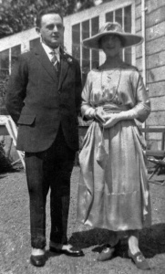 The wedding of Donald Charles Labey (1890-1970), son of Charles John and Hannah Laurens, to Edith May Ward (1895-1946)