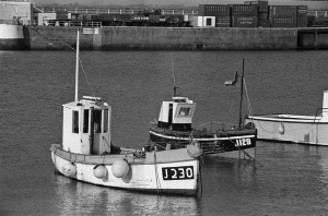 Fishing boats in the London Bay in 1976