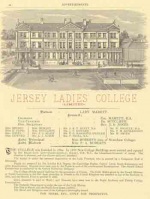 Advertisement for Jersey Ladies College