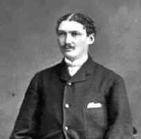 Mr Hartfield of the hotel staff, photographed by Ernest Baudoux