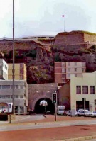 The western entrance