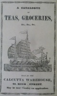 The Calcutta Warehouse had a very prominent advert in the British Press and Royal almanac in 1840