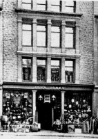 John Jones, ironmongers at 1 Mulcaster Street c1897. Demolished to make way for bank