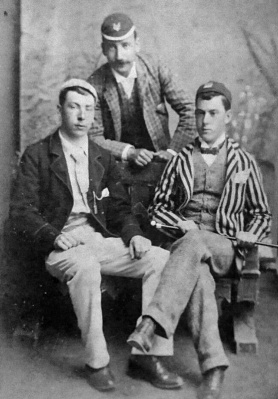 A group of men by R Eager