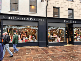 November 2023, and the shop was finally reopened by Collins as a supplier of stationery and office equipment