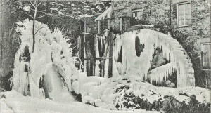 Malassis Mill frozen in 1895, or possibly 1905