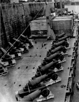 A shipment of cannons arrives for the Castle