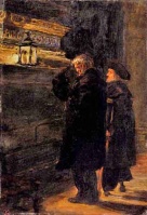 Greenwich Pensioners at Nelson's Tomb