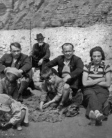 John William Battam Le Sauteur at the back