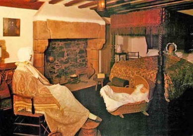 A traditional Jersey bedroom recreated at the Museum